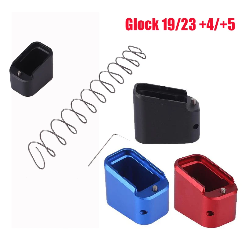 Magorui Тактический Магнитный удлинитель база Pad Glock 19/23+ 4/+ 5 с+ 10% Весна три цвета на выбор