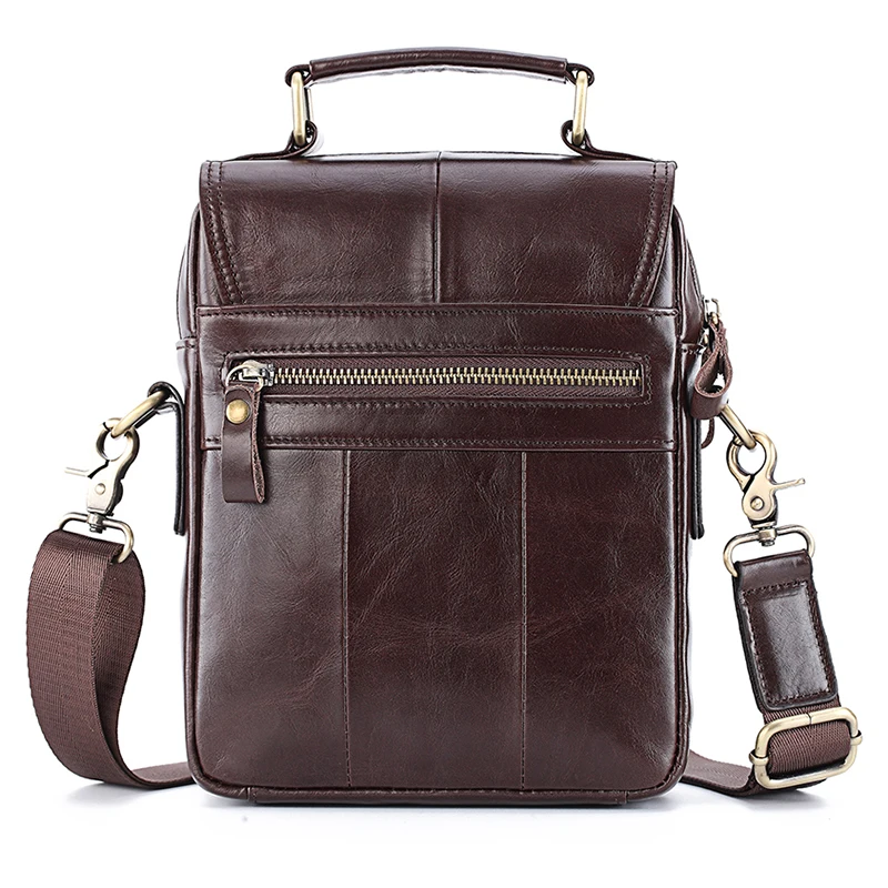 Natural Skin Crossbody Tote Briefcase Men Bag Multi-Function Business Handbag Genuine Leather Single Shoulder Messenger Bags |
