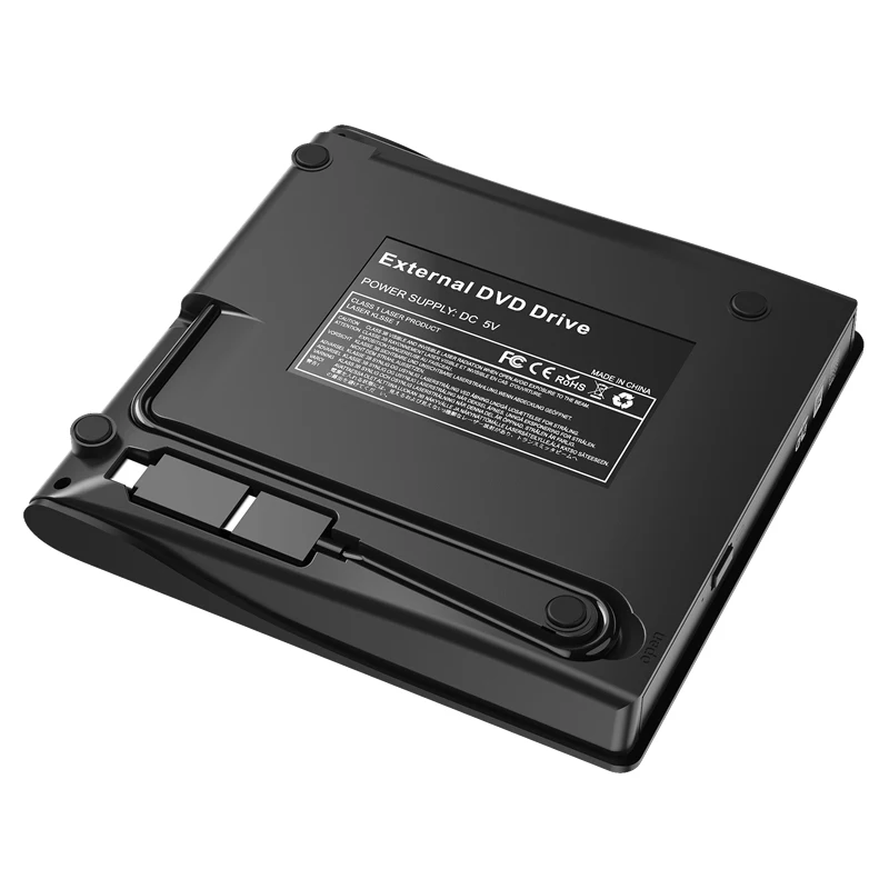 

USB3.0 DVD Burner RW CD Burner Portable Ultra-Thin Optical Disc Drive Burner Reader Player Tray Type Suitable For PC Laptop