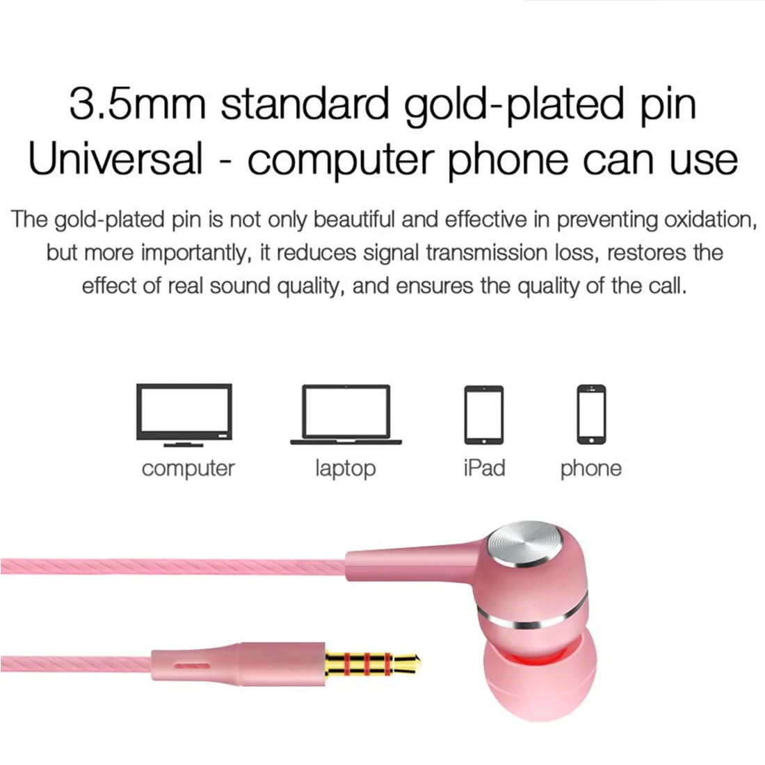In-ear earphone subwoofer wired headset VPB S12 with wheat line control universal mobile phone ear plug | Электроника