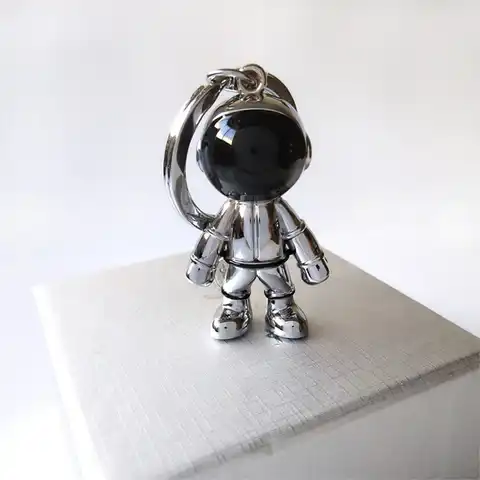 Брелок для ключей Otaku с 3D космонавтом, робот-инопланетянин космонавтом, сплав, подарок для мужчин