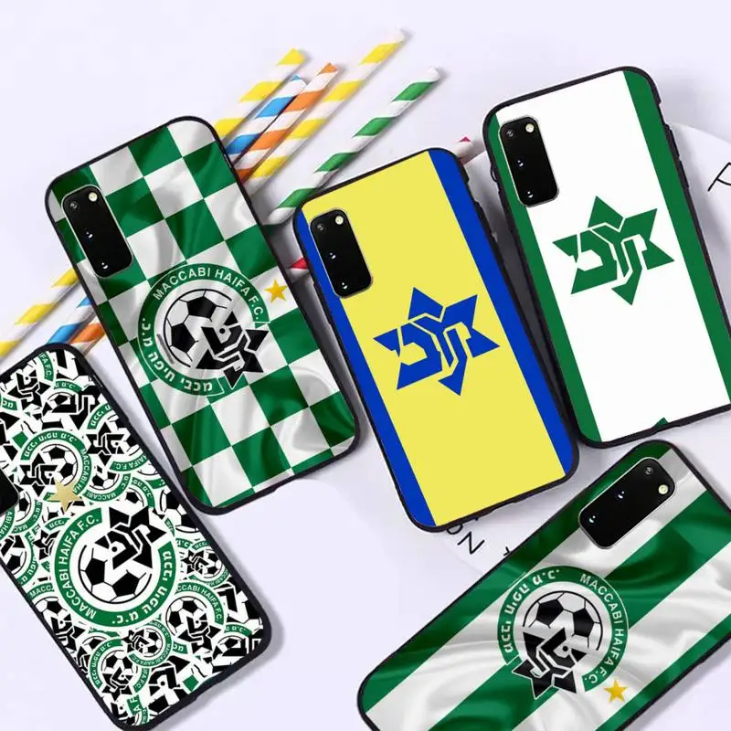 

Maccabi Tel Aviv Phone Case For Samsung Galaxy A21S A31 A32 A20RE A51 A52 A71 5G A72 A80 A91 S10 Lite Black Soft Cover
