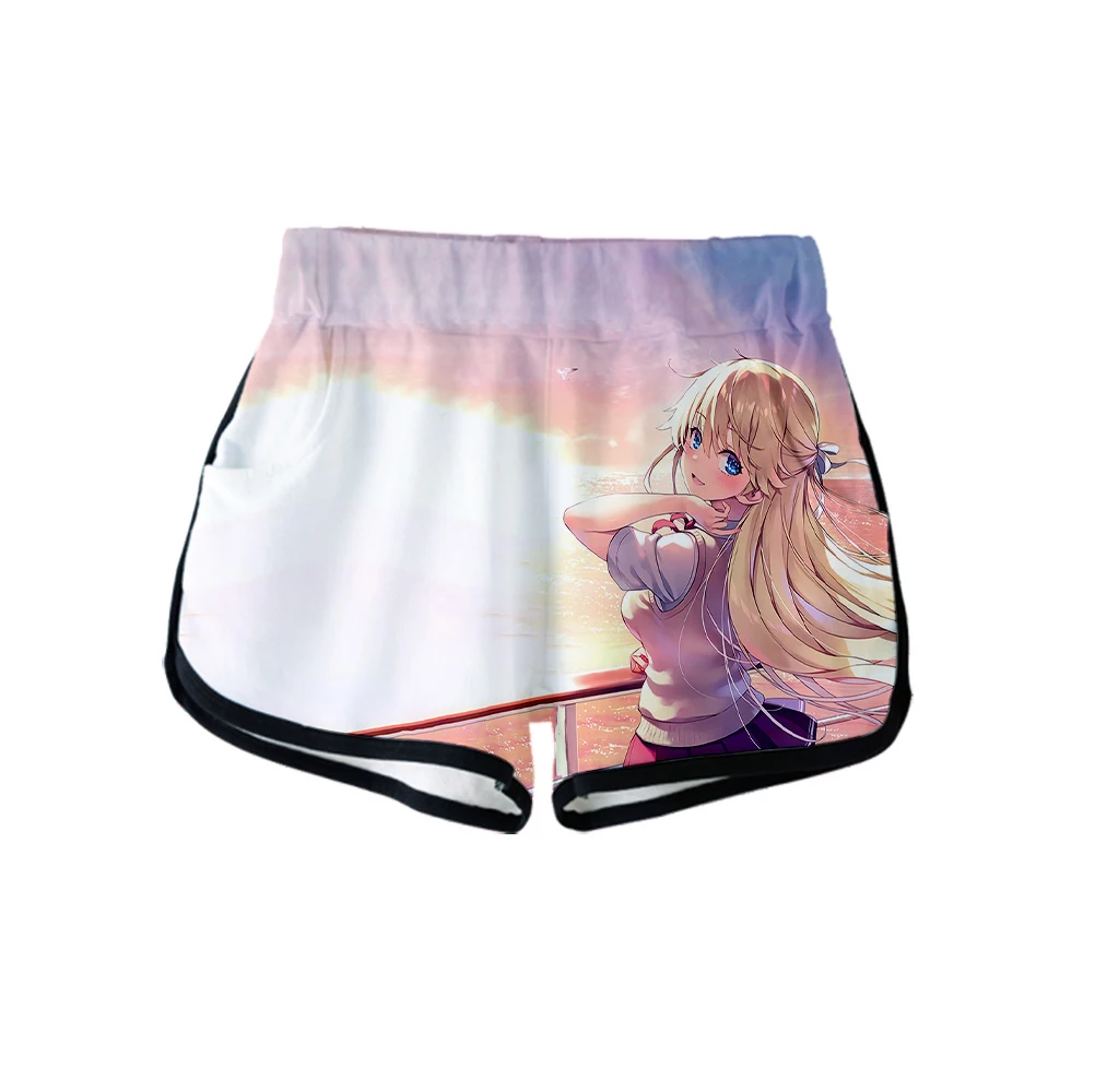 

Женские летние шорты с 3D принтом, повседневные сексуальные брюки в стиле аниме Class of the Elite, 2021