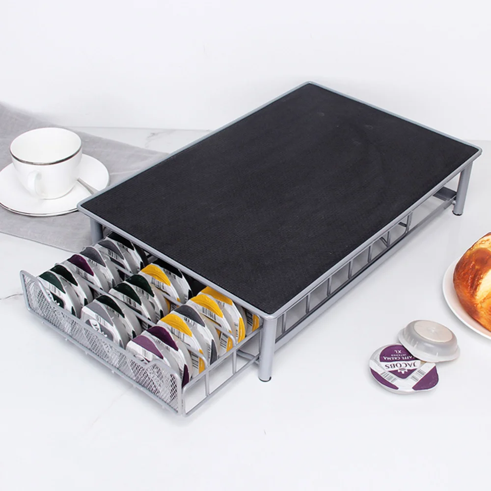 

1PC Drawer Type Capsule Coffee Holder Storage Rack Organizer Large Capacity 60PCS Coffee Capsule Stand Portable Coffee Pod Holde