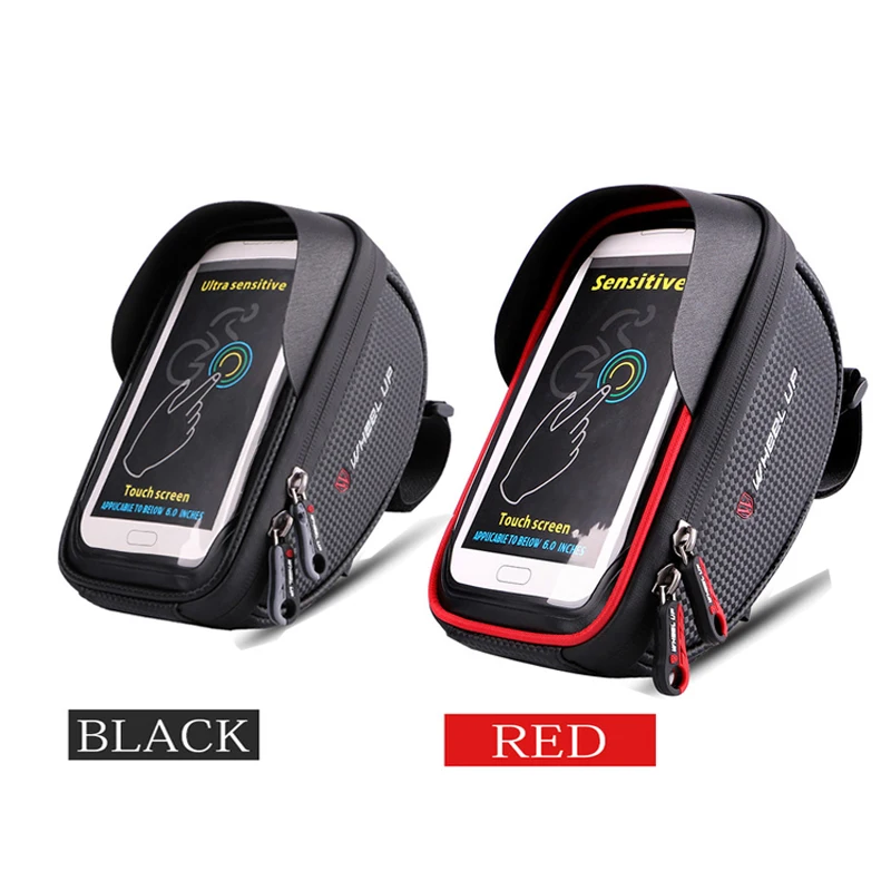 

Bicycle Bag Waterproof Top Tube Frame Handlebar Nylon Cycling Bag 6.0 Inch Touch Screen Bicycle Basket Bike Accessories Xa4Q