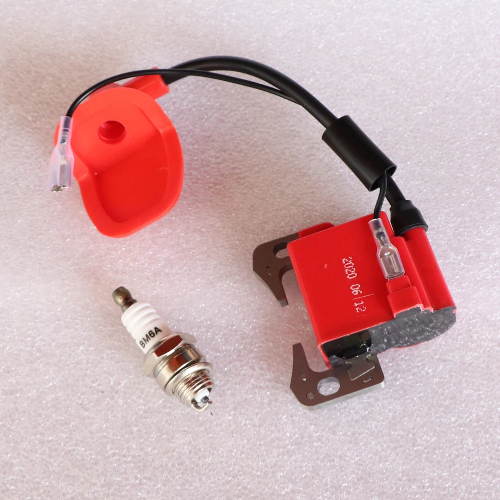 

Катушка зажигания мотоцикла, деталь двигателя с свечей зажигания для 2-тактного 43cc 47cc 49cc Mini Quad Pocket Dirt Bike ATV