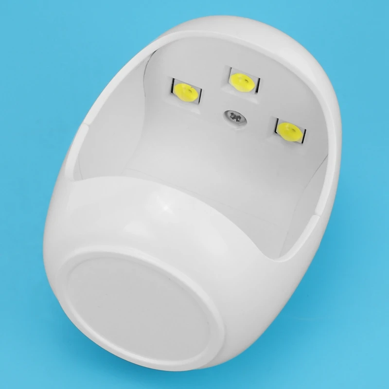 

1440Pcs Micro-Diamond DIY Nails Rhinestones White & 1x Egg Shape Nail UV Lamp Mini Pocket Gel Nail Polish Dryer