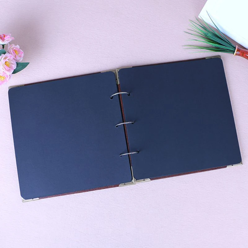 16 дюймов DIY Свадебная Гостевая книга В Форме Сердца Кожаный чехол скрапбук