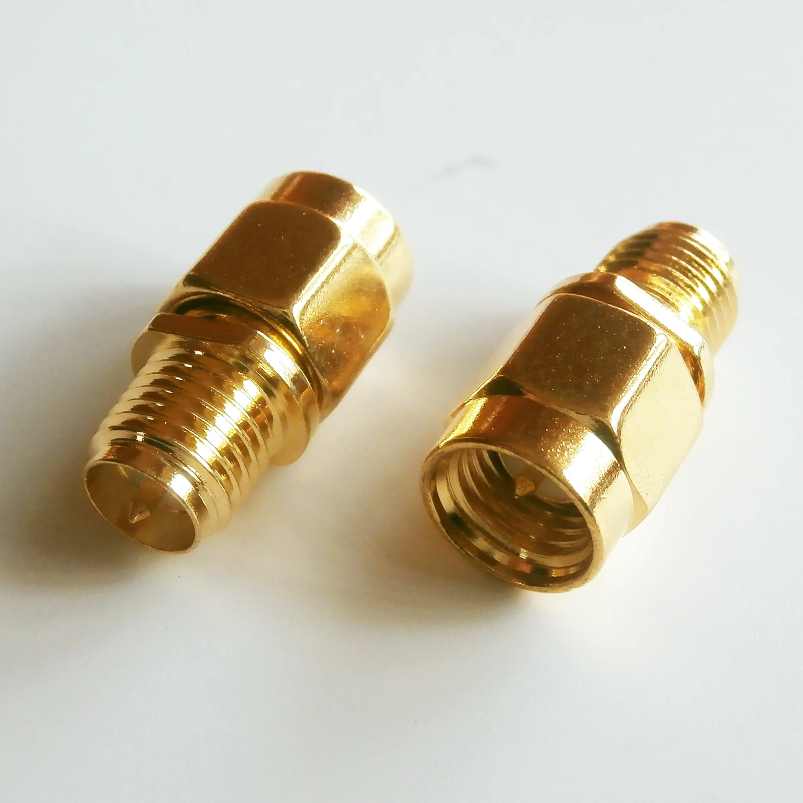 1 шт. SMA Male To RP-SMA RPSMA RP Female Plug кабель антенна разъем позолоченная Латунь Прямой