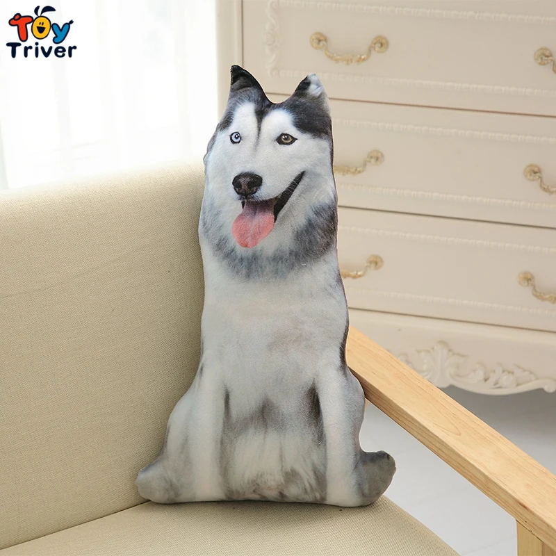 1 шт. Шарпей Хаски собака-Волк плюшевая игрушка тройник мягкие животные кукла