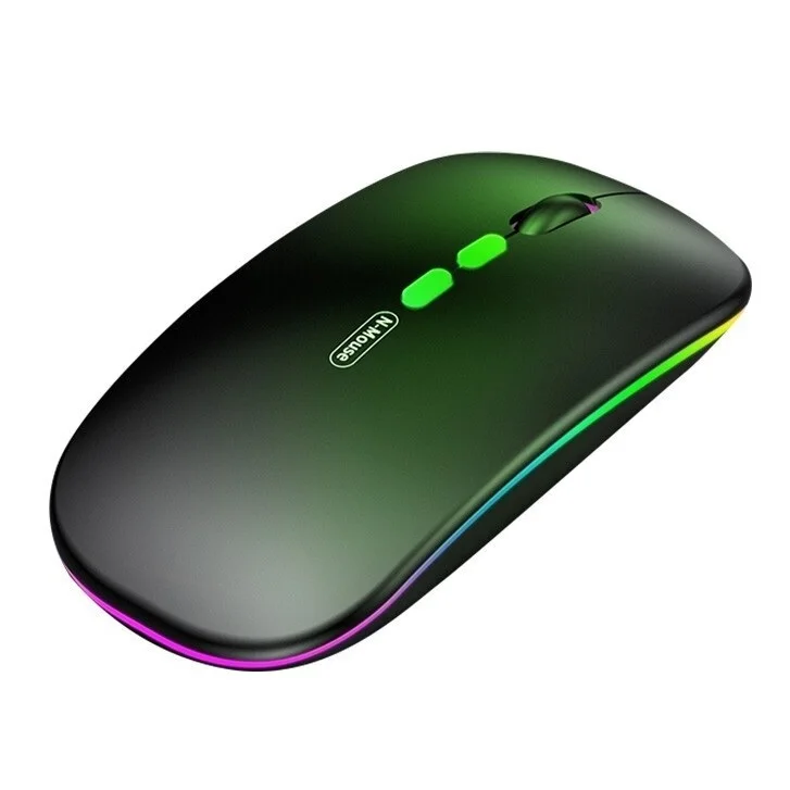 

The new S12 wireless mouse, wireless charging, mute and cute office gaming games, suitable for notebook desktops