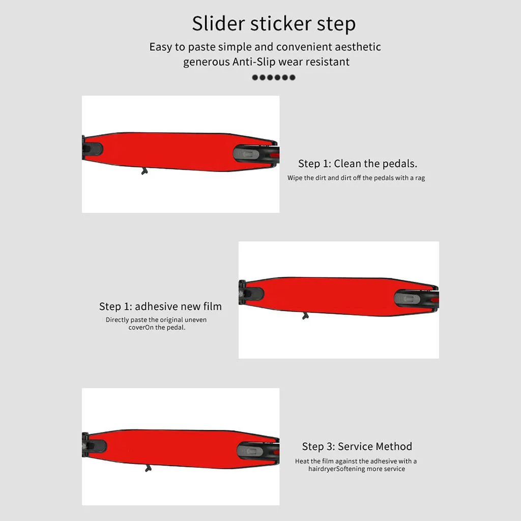 Электрический скутер наклейки НА ВЕСЬ кузов лента клейкая бумага Non-Slip для Ninebot Es1