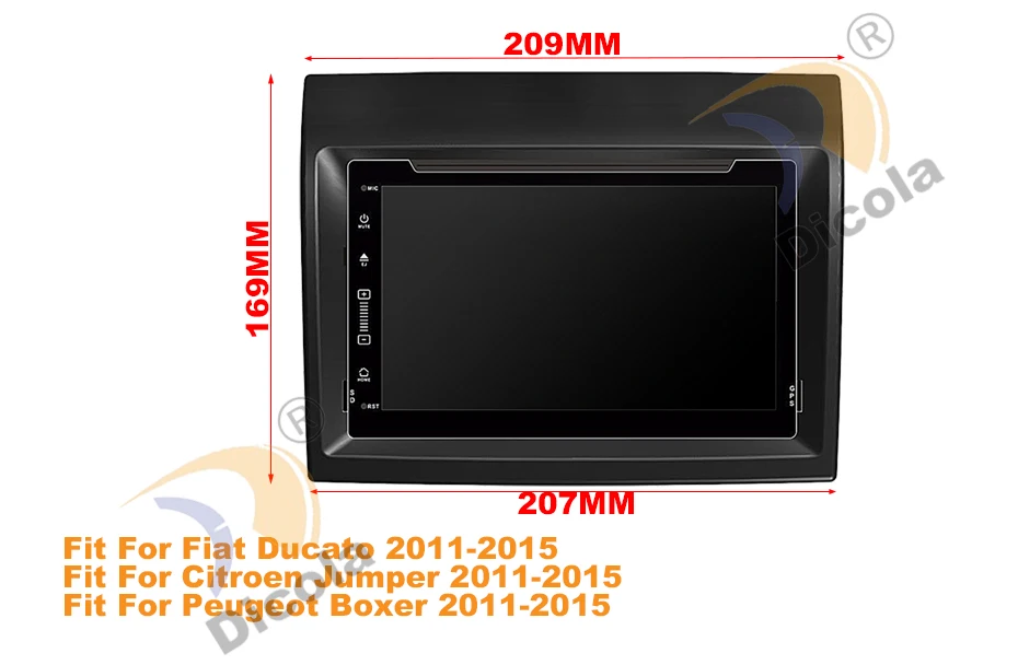 Восьмиядерный Android 9,0 автомобильный радиоприемник для FIAT Ducato/CITROEN Jumper/PEUGEOT Boxer 2011- gps навигация CD DVD плеер стерео блок