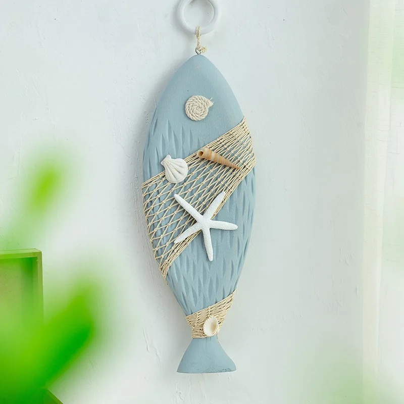 Висячие украшения ретро деревянный декор украшение для рыбы настенные спальни