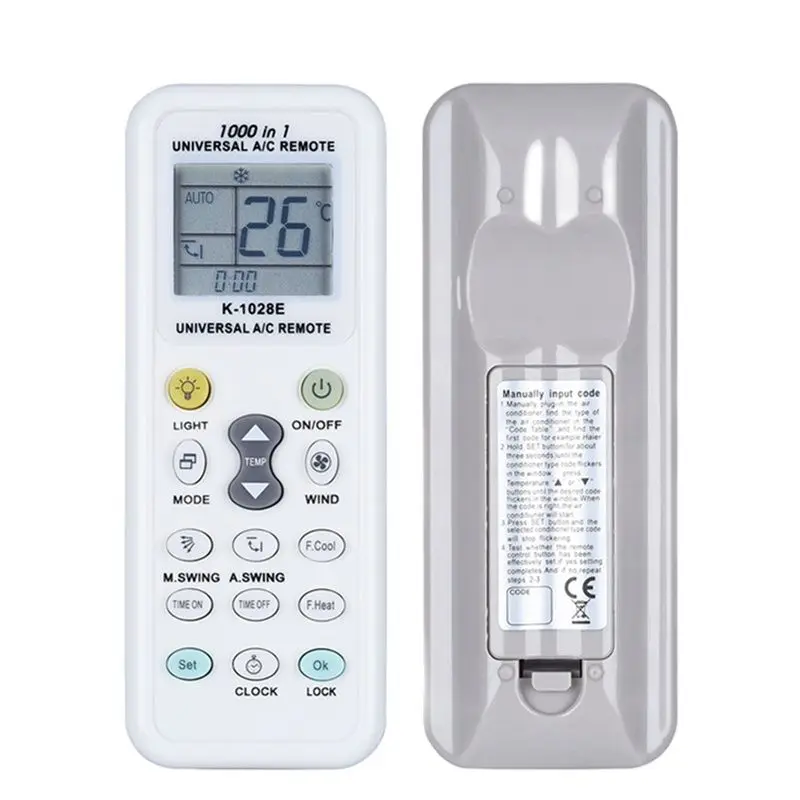 

Universal K-1028E Low Power Consumption K-1028E Air Condition Remote LCD A/C Remote Control Controller