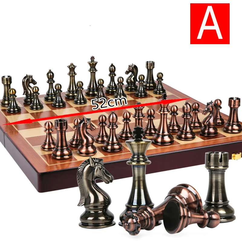 Набор высококачественных шахматных подарочных коробок из массива дерева