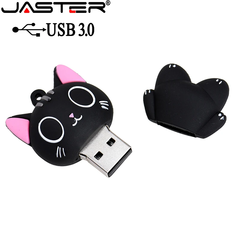 Usb флеш накопитель JASTER в виде мультяшного кота 4 128 ГБ|USB флэш-накопители| |