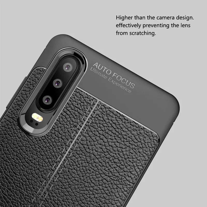 Мягкий ТПУ кожаный чехол для телефона huawei p30 lite pro Тонкий p20 tpu pro|Бамперы| |