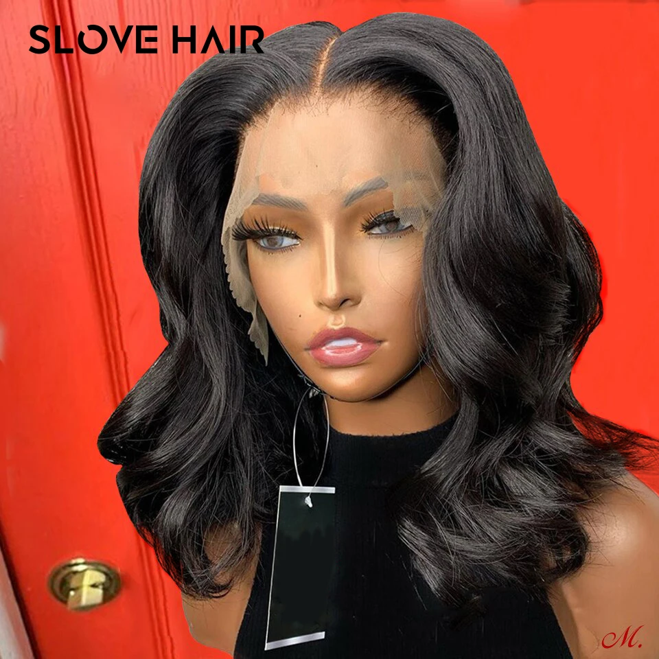 Волнистые передние парики из человеческих волос на сетке для женщин 150%