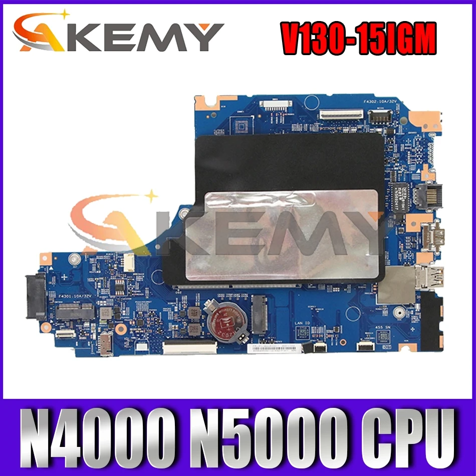 

For Lenovo V130-15IGM laptop motherboard 17839-1M 448.0DG04.001M W/ N4000 N5000 CPU tested FRU 5B20R33014 Mainboard