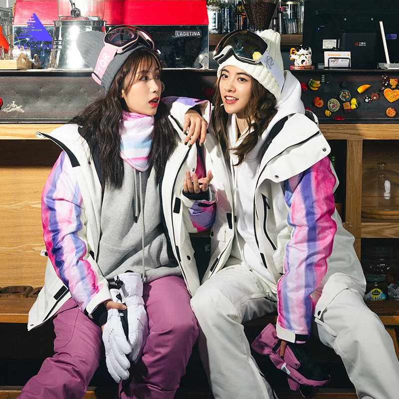 

Women Snowboarding Jacket Brands 2021 New Thick Warm Skiing Snow Jacket Winter Warm Waterproof Windproof Skiing Jackets