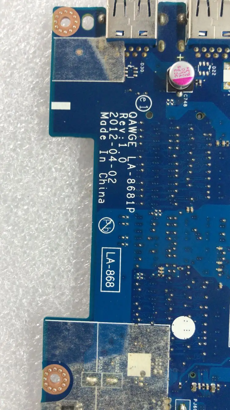 

KEFU QAWGE LA-8681P Motherboard For G585 Laptop Motherboard AMD CPU DDR3 100% Test Work