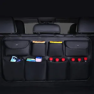 Органайзер для заднего сиденья автомобиля сумка для хранения на спинку сиденья, Автомобильный багажник украшение из сетки, гаджет для мелочей, аксессуары для интерьера