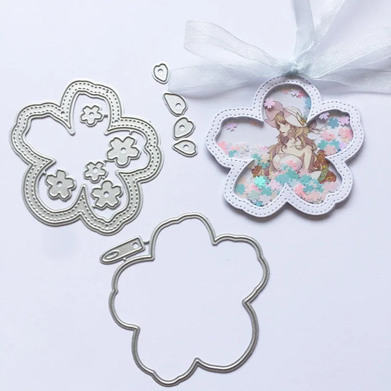 Pentagram Star Metal Cutting Dies Birthday gift for DIY Scrapbooking Album Paper Cards Decorative Craft Embossing Die cut