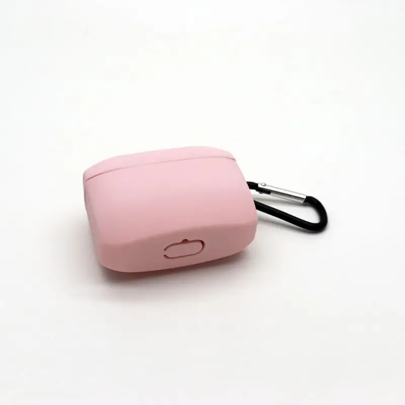 Силиконовый противоударный защитный чехол с карабином для наушников Jabra Elite Active