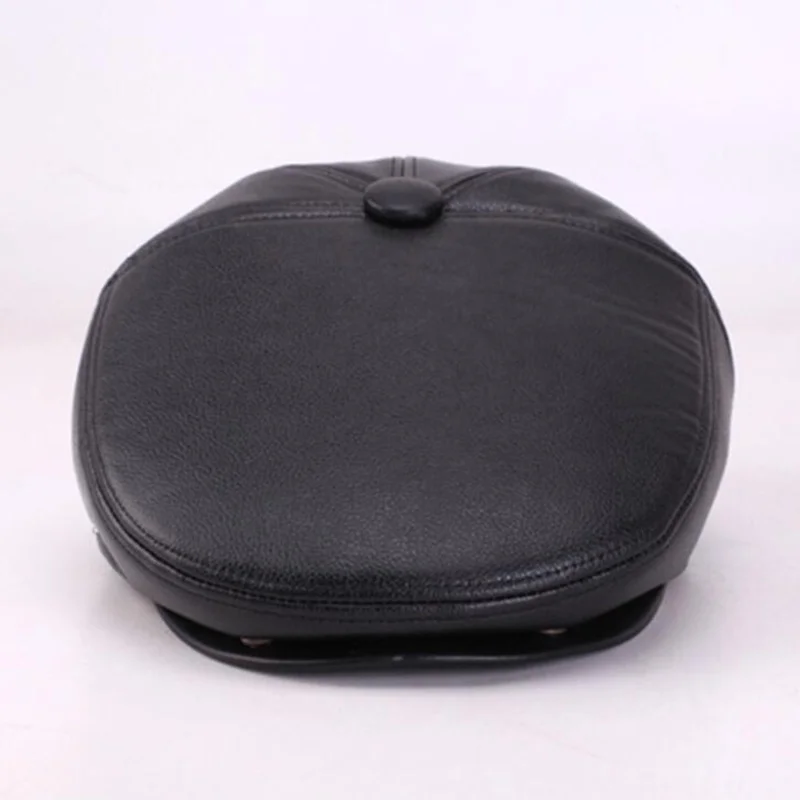 Новый Зимний берет Кепки s для Для мужчин однотонные кроссовки из полиуретановой