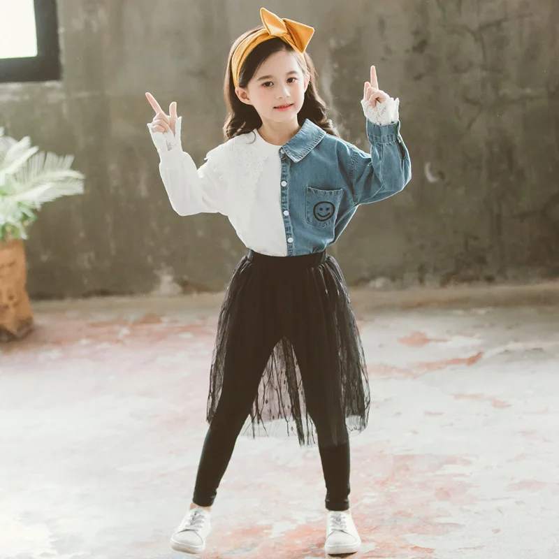 Одежда для девочек коллекция 2019 года осенние детские комплекты новая летняя