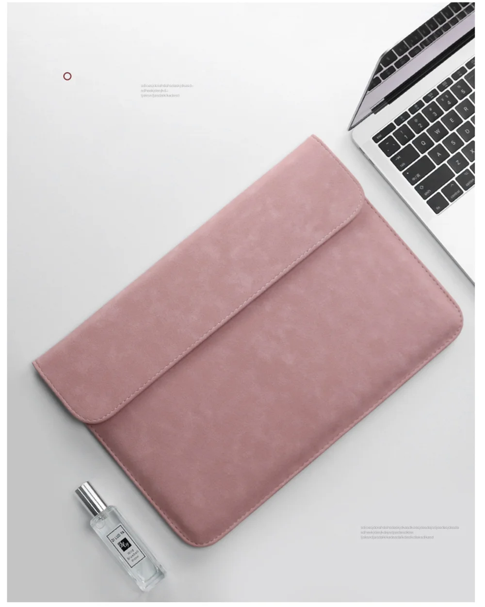 Portable PU Laptop Sleeve Bag Notebook Handbag Case For Macbook Air Pro 11 12 13 Retina New Pro 13.3 15.4 Touch Bar Cover