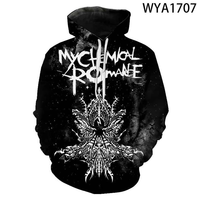 

Men Women Children My Chemical Romance Sweatshirts 3D Printed Pullover Long Sleeve Boy Girl Kids Hoodies Streetwear Casual Tops