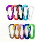 10 шт., карабины из алюминиевого сплава, 10 цветов