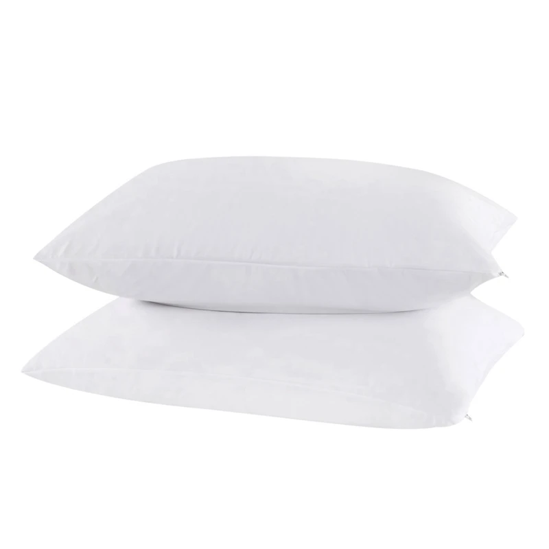 

2pcs/lot Terry Waterproof Pillow Protector Dust Mite Bacteria Allergy Control Bed Bug Proof Pillowcase