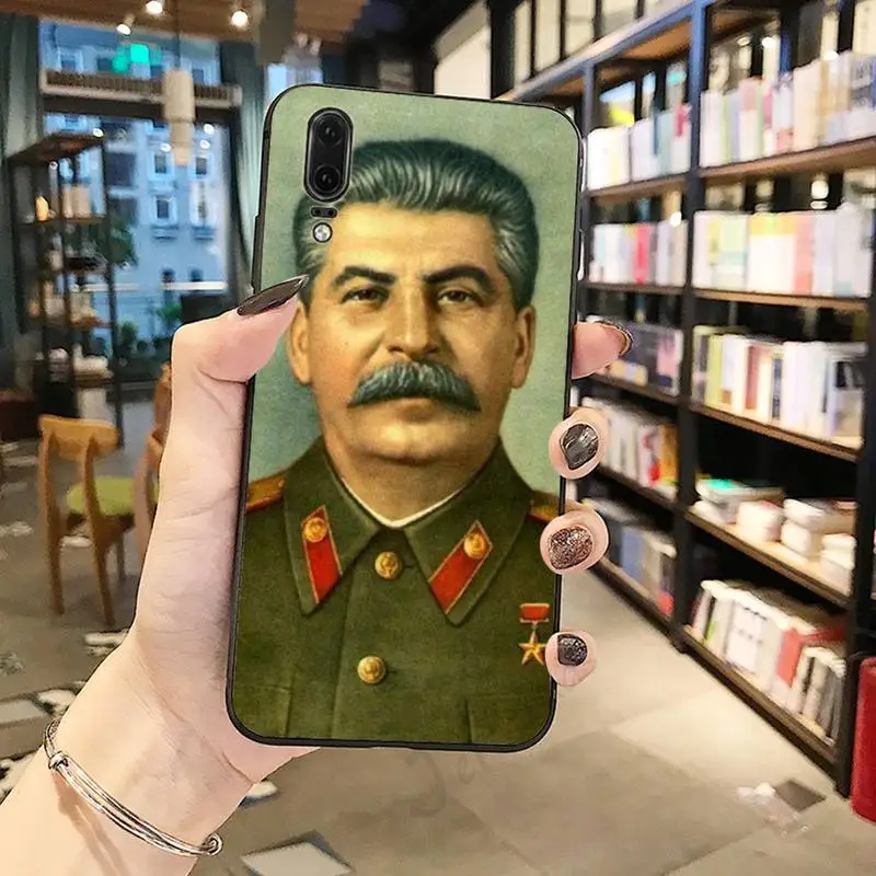 

Russian Commander Stalin luxury brand Phone Case shell For Huawei honor Mate P 10 20 30 40 Pro 10i 9 10 20 8 x Lite