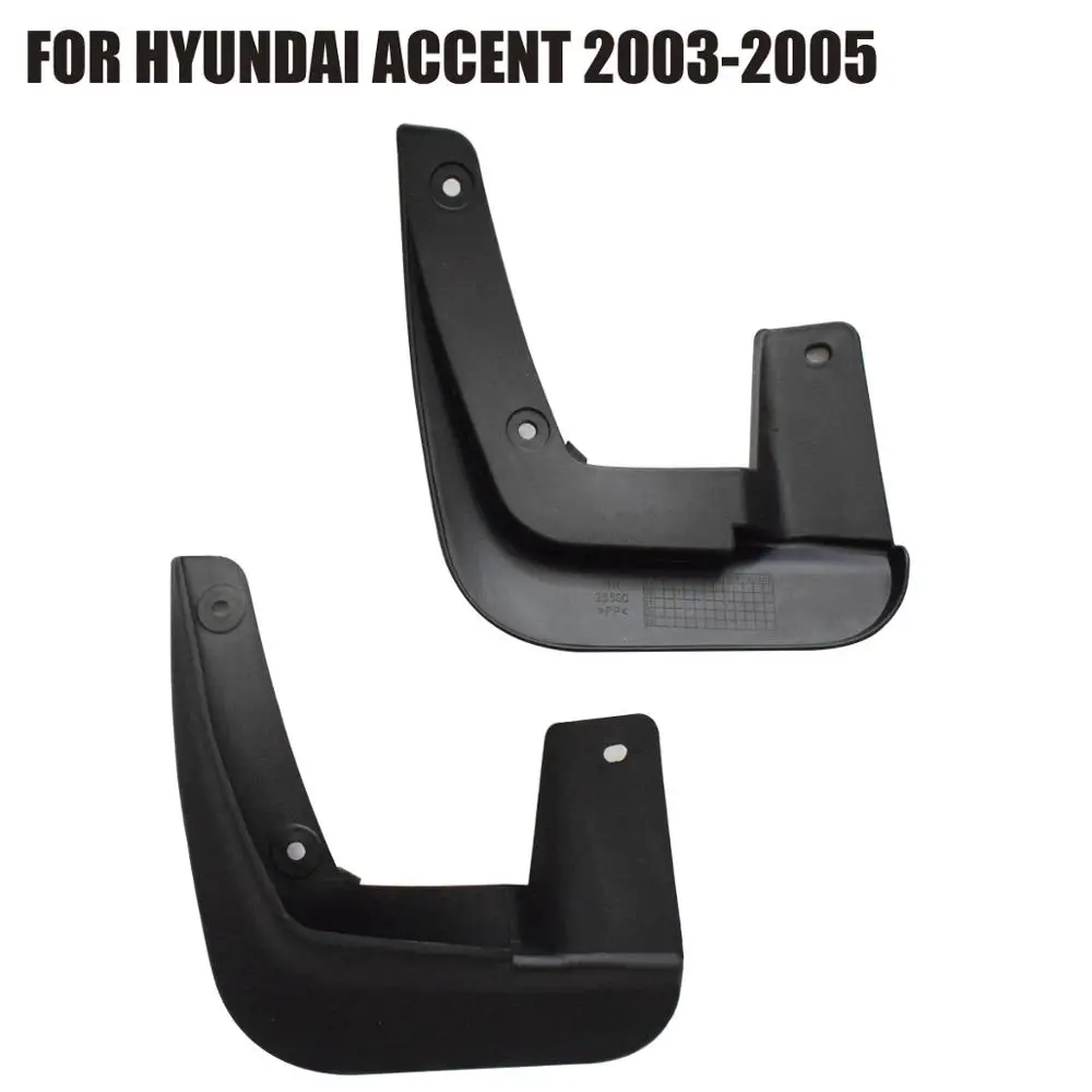Брызговики для Hyundai Accent 2003 2005 8683125500 брызговики автомобиля 25500 YC101041|Грязезащита| |