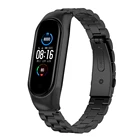Металлический ремешок для Xiaomi Mi Band 6, 5, сменный ремешок из нержавеющей стали для Miband 5, 6, браслет глобальная версия