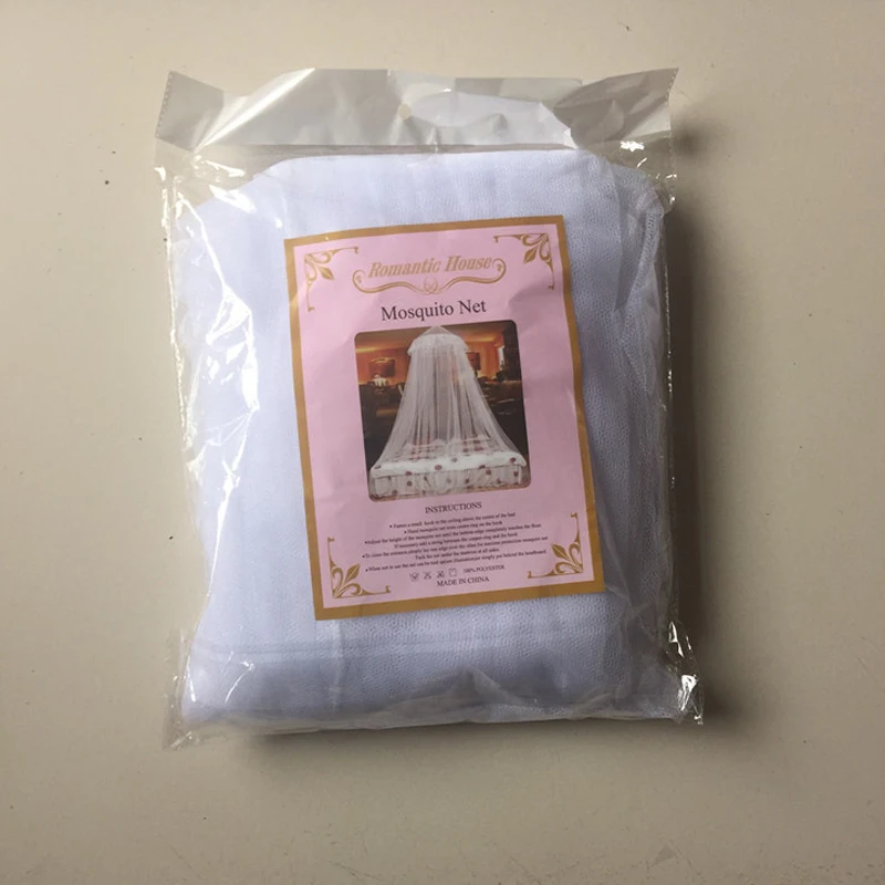 

3 Colors Summer Elgant Hung Dome Mosquito Net For Double Bed Summer Polyester Mesh Fabric Home bedroom Baby Adults Hanging Decor