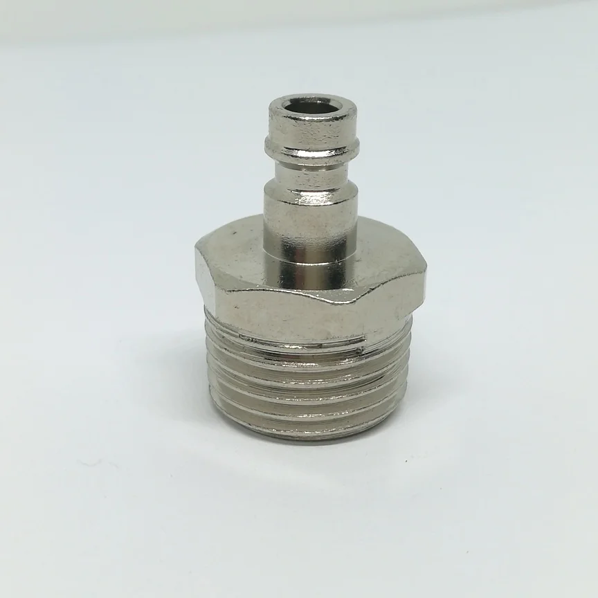 1 шт. чистая медь мини внешняя резьба Пневматическая БЫСТРОРАЗЪЕМНАЯ Мужская