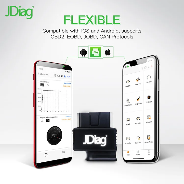 Сканер JDiag FASLINK M2 Echo ELM327 Bluetooth 4 0 профессиональные диагностические инструменты elm327