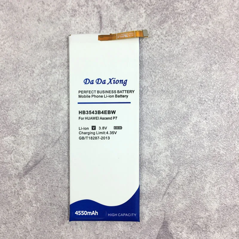 4550 мАч HB3543B4EBW Аккумулятор для huawei Ascend P7 P7-L07 L09 L00 L10 L05 L11 высококачественный Сменный аккумулятор для телефона