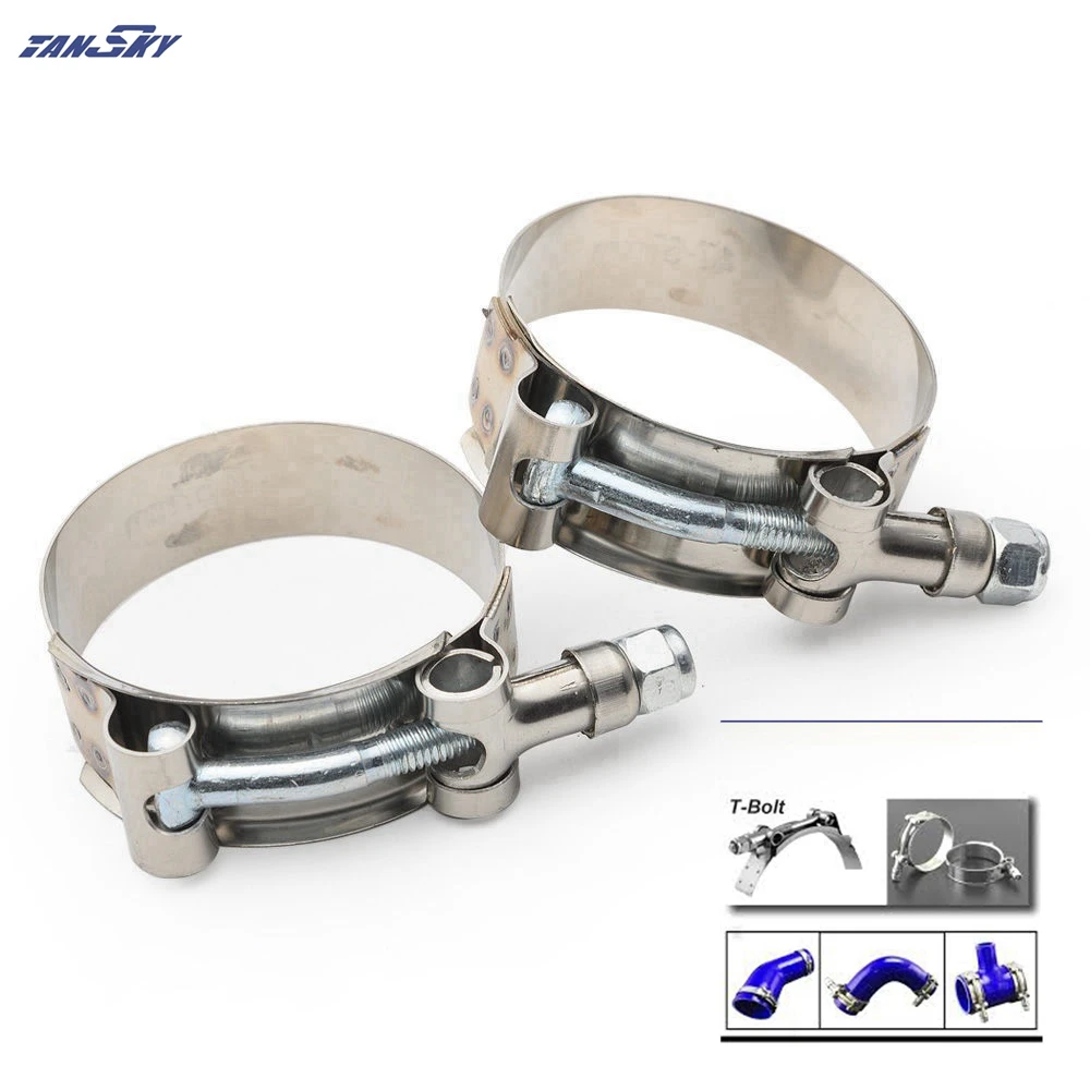 2 шт 25 &quotдюйма (60 мм 68 мм) силиконовый турбо шланг муфта Т БОЛТ СУПЕР зажим