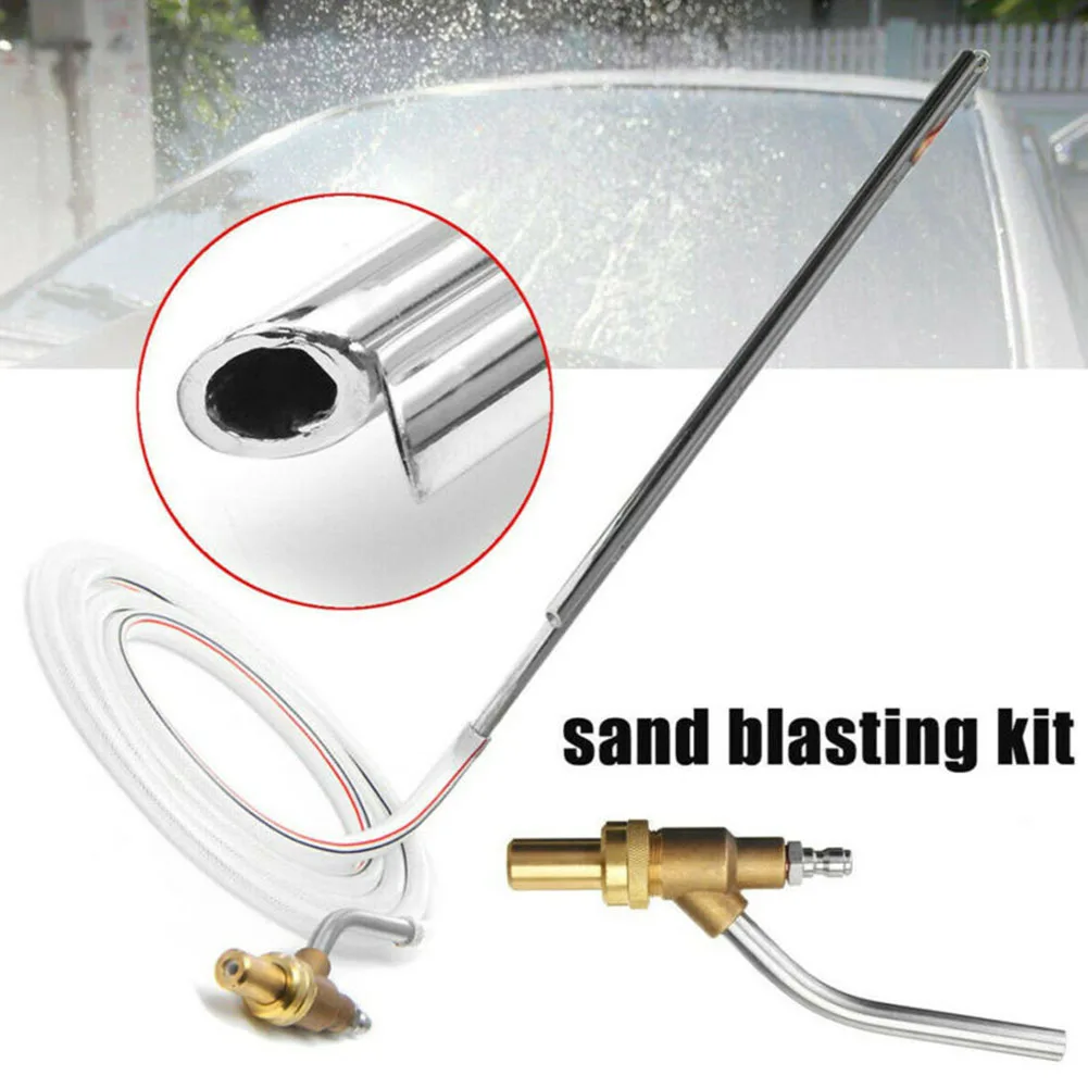 

High Pressure Sand Blaster Wet Blasting Washer Sandblasting Tool Kit For Karcher Outdoor Power Equipment Pressure Washers