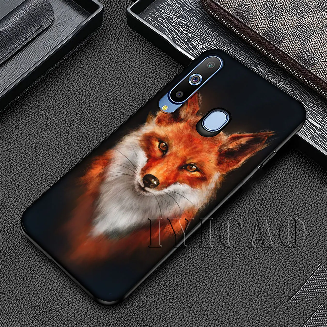 IYICAO Fox red Soft Silicone Case for Samsung Galaxy A70 A60 A50 A40 A30 A20 A10 M10 M20 M30 M40 A20E Cover |