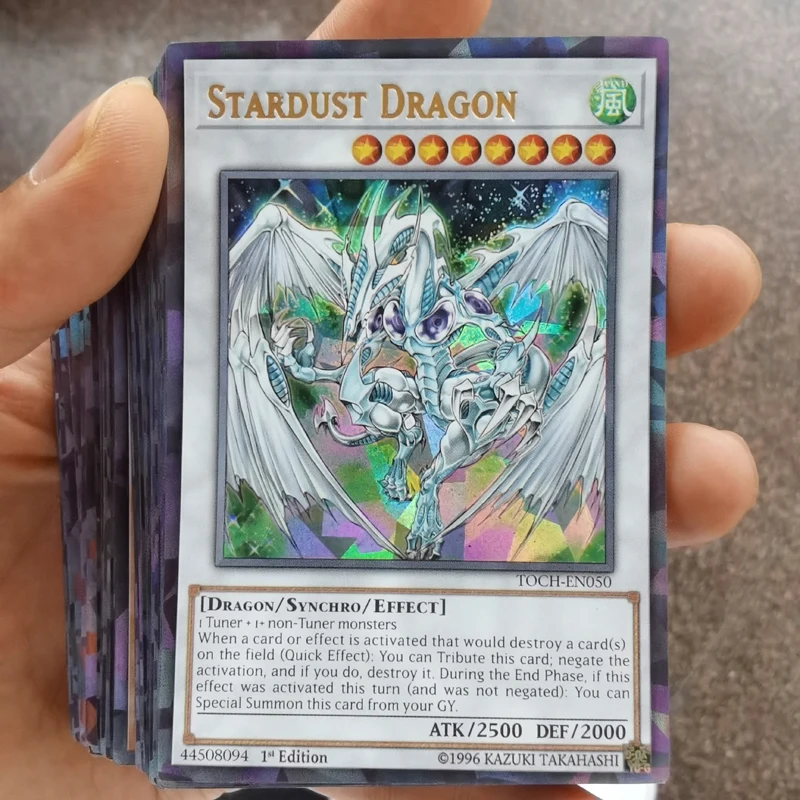 72PCS Yu Gi Oh Japanese Anime English Card Wing Dragon Giant Soldier Sky Flash Children's toys birthday gifts - купить по