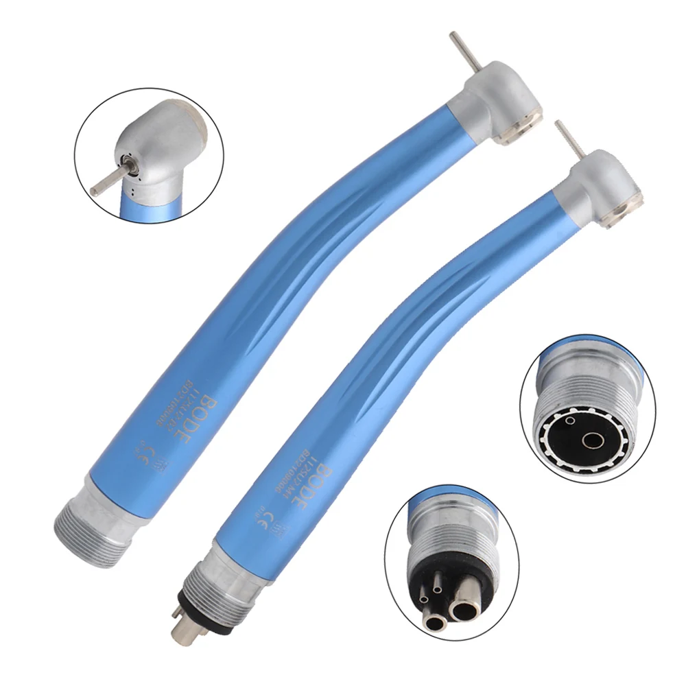 

Dental Color High Speed Handpiece Blue 2Hole B2 4Hole M4 BODE Air Turbine Ceramic Bearings Single Spray