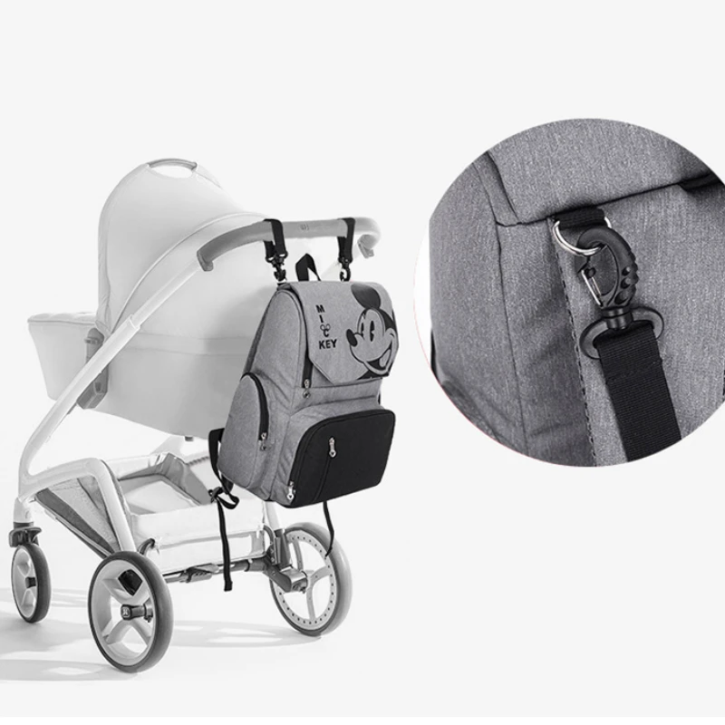 

Disney Bags Mummy Diaper Backpack Minnie Mickey Mouse Bag Stroller Capacity Travel Feeding Handbag for Baby Care Disney Mom Bag