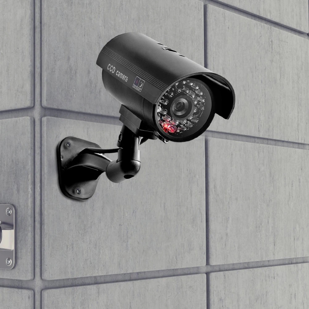 Поддельная камера-пустышка мигающая красная светодиодный ная имитационная