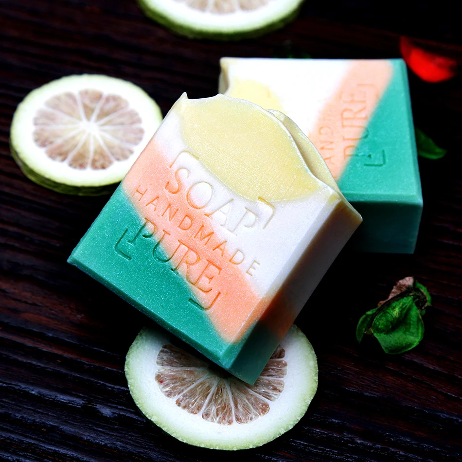 

Увлажняющее мыло ручной работы, мыло с отбеливающим эфирным маслом, Глубокая очистка рук, мыло для лица, банное мыло